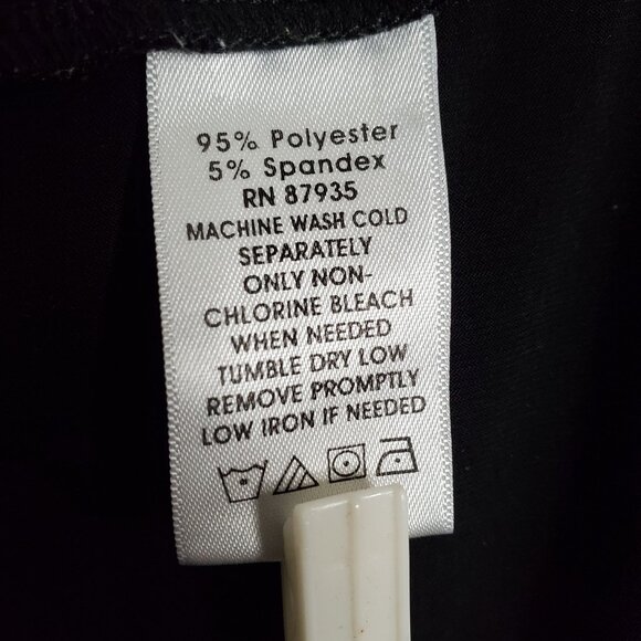 Susan Graver Sz XL Pants Pull On Cropped Liquid Knit Pockets Stretch Minimalist - Picture 6 of 7